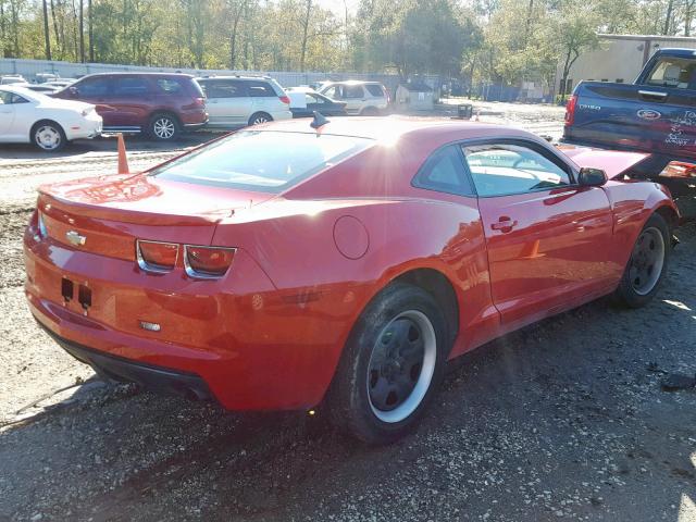 2G1FA1E3XC9120567 - 2012 CHEVROLET CAMARO LS RED photo 4