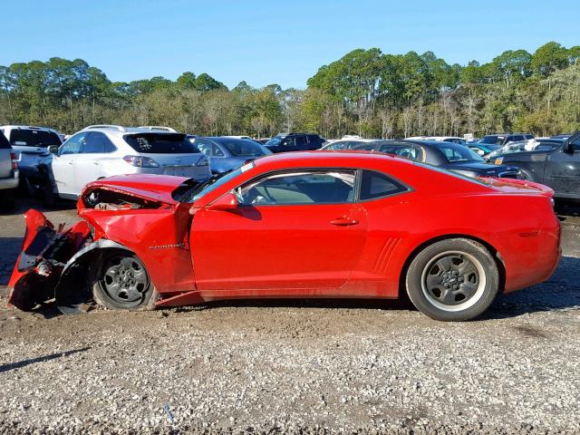 2G1FA1E3XC9120567 - 2012 CHEVROLET CAMARO LS RED photo 9