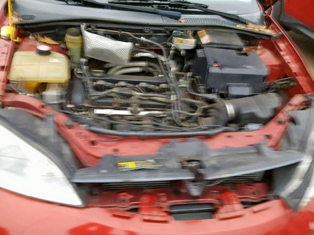 1FAFP34N95W145870 - 2005 FORD FOCUS ZX4 RED photo 7