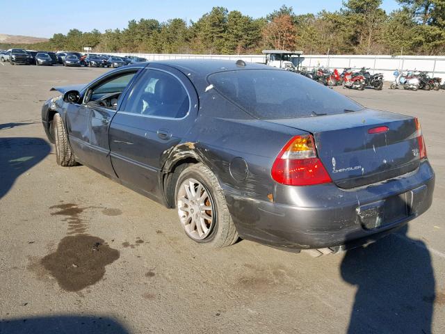 2C3HE66G14H600639 - 2004 CHRYSLER 300M GRAY photo 3