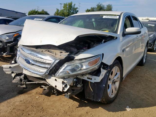 1FAHP2EW0BG149287 - 2011 FORD TAURUS SEL WHITE photo 2