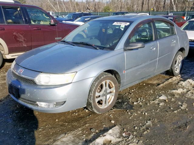 1G8AL52F83Z197147 - 2003 SATURN ION LEVEL BLUE photo 2