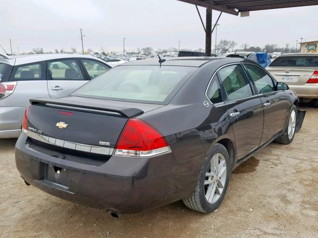 2G1WU583789234429 - 2008 CHEVROLET IMPALA LTZ BROWN photo 4