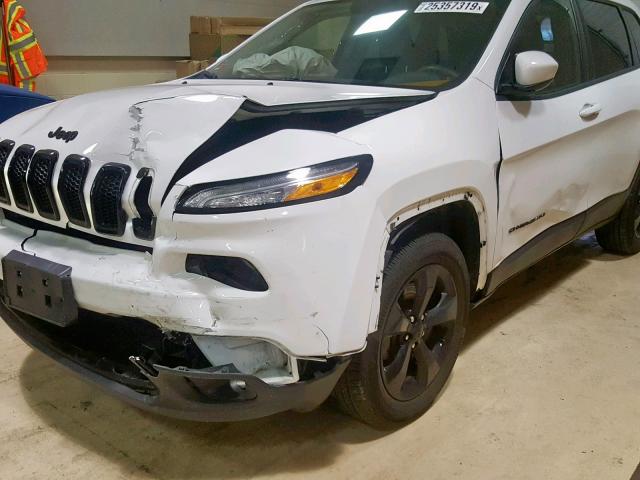 1C4PJMCS1FW746172 - 2015 JEEP CHEROKEE L WHITE photo 9