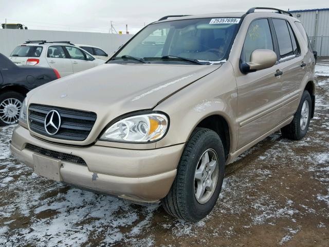 4JGAB54E31A288959 - 2001 MERCEDES-BENZ ML 320 GOLD photo 2