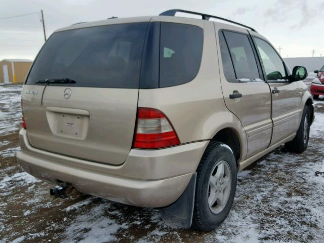 4JGAB54E31A288959 - 2001 MERCEDES-BENZ ML 320 GOLD photo 4