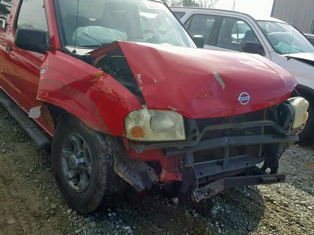 1N6ED29X34C427714 - 2004 NISSAN FRONTIER C RED photo 9