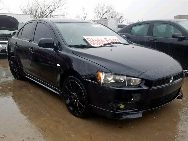 JA3AU86U68U003361 - 2008 MITSUBISHI LANCER GTS BLACK photo 1