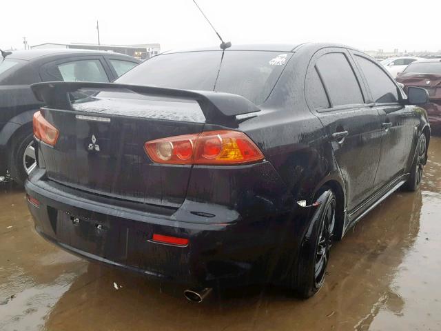 JA3AU86U68U003361 - 2008 MITSUBISHI LANCER GTS BLACK photo 4