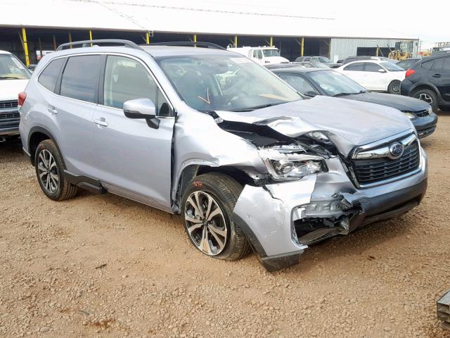 JF2SKAUC3KH467772 - 2019 SUBARU FORESTER L SILVER photo 1