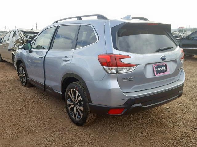 JF2SKAUC3KH467772 - 2019 SUBARU FORESTER L SILVER photo 3