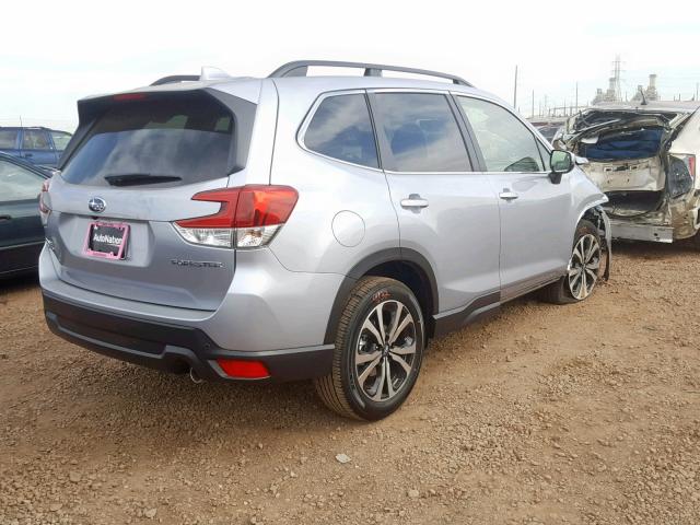 JF2SKAUC3KH467772 - 2019 SUBARU FORESTER L SILVER photo 4