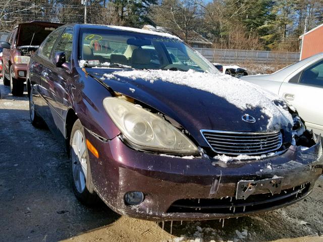 JTHBA30G265172576 - 2006 LEXUS ES 330 BURGUNDY photo 1