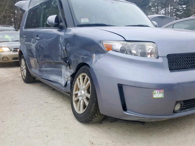 JTLKE50E391061017 - 2009 TOYOTA SCION XB Көк фото 9