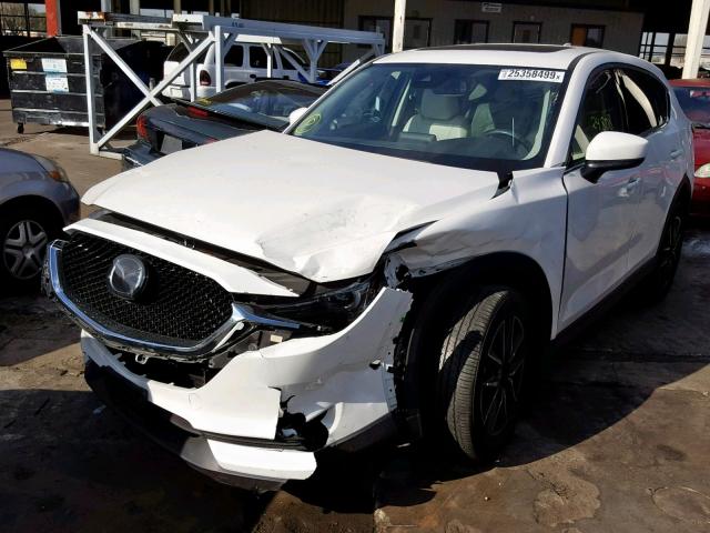 JM3KFADL1H0167343 - 2017 MAZDA CX-5 GRAND WHITE photo 2