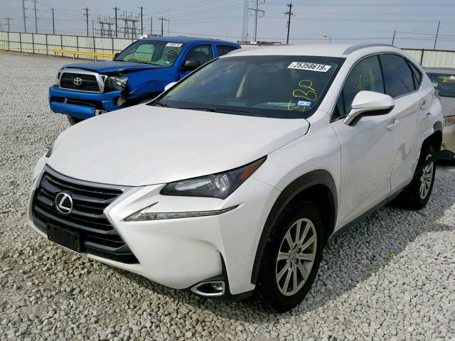 JTJYARBZ6F2013202 - 2015 LEXUS NX 200T WHITE photo 2