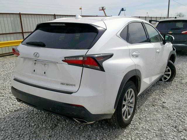 JTJYARBZ6F2013202 - 2015 LEXUS NX 200T WHITE photo 4