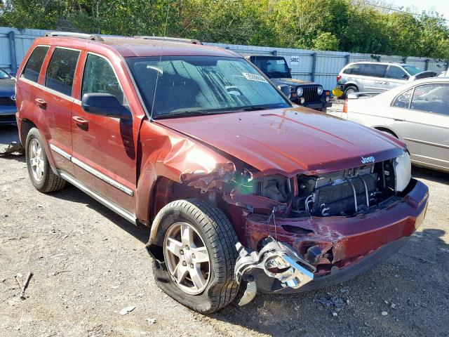 1J8GS48K27C567608 - 2007 JEEP GRAND CHER RED photo 1