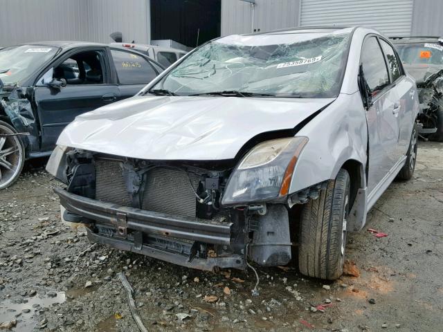 3N1AB6AP0CL711088 - 2012 NISSAN SENTRA 2.0 SILVER photo 2