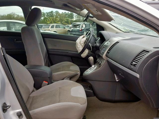 3N1AB6AP0CL711088 - 2012 NISSAN SENTRA 2.0 SILVER photo 5