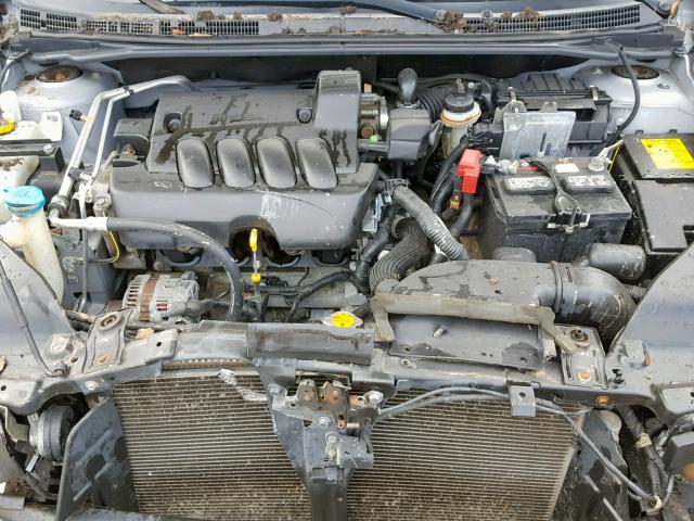 3N1AB6AP0CL711088 - 2012 NISSAN SENTRA 2.0 SILVER photo 7