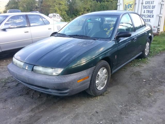 1G8ZF5590PZ180073 - 1993 SATURN SL GREEN photo 2