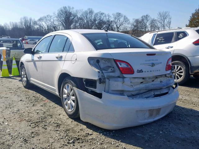 1C3LC46BX9N507836 - 2009 CHRYSLER SEBRING LX WHITE photo 3