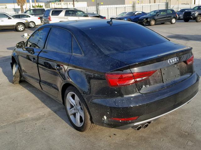 WAUAUGFF7J1044664 - 2018 AUDI A3 PREMIUM BLACK photo 3