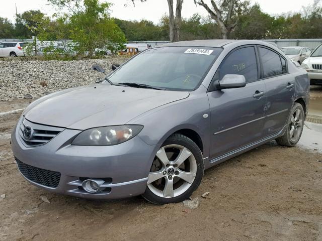 JM1BK123741152020 - 2004 MAZDA 3 S SILVER photo 2