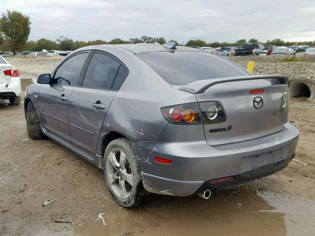 JM1BK123741152020 - 2004 MAZDA 3 S SILVER photo 3