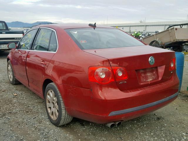 3VWSF71K16M633142 - 2006 VOLKSWAGEN JETTA 2.5 RED photo 3