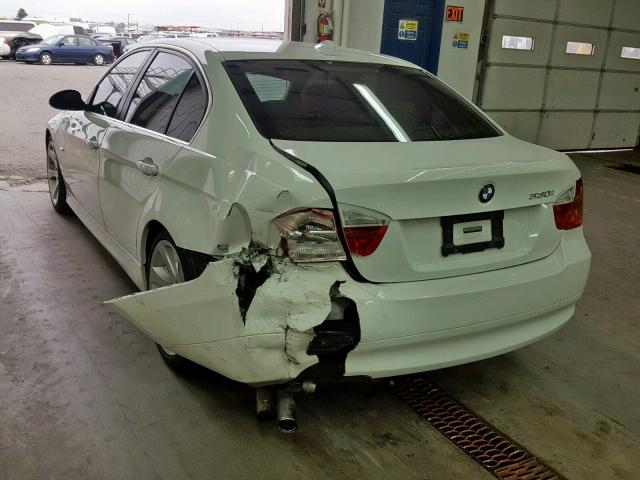 WBAVB33526KS33722 - 2006 BMW 330 I WHITE photo 3