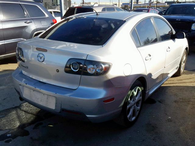 JM1BK324881819297 - 2008 MAZDA 3 S SILVER photo 4