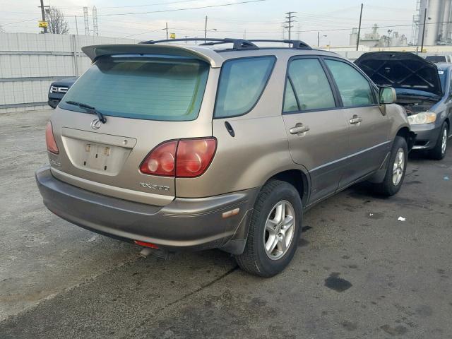 JT6GF10U0Y0062345 - 2000 LEXUS RX 300 GOLD photo 4