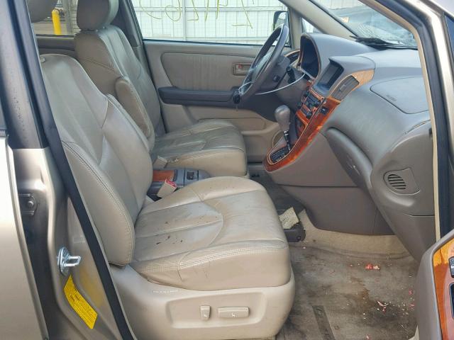 JT6GF10U0Y0062345 - 2000 LEXUS RX 300 GOLD photo 5