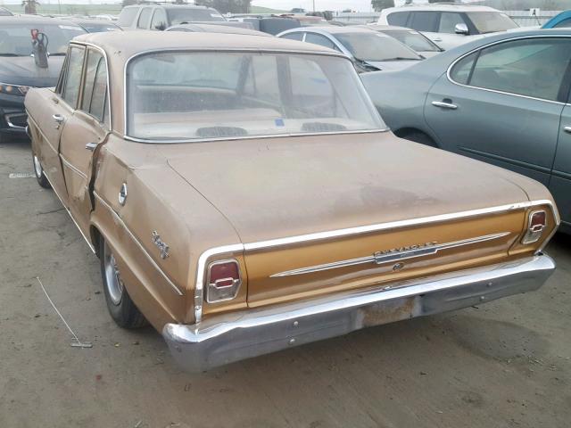 304490123199 - 1963 CHEVROLET CHEVY NOVA GOLD photo 3