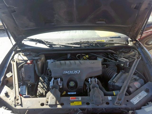 2G4WB55K811140360 - 2001 BUICK REGAL LS BLACK photo 7