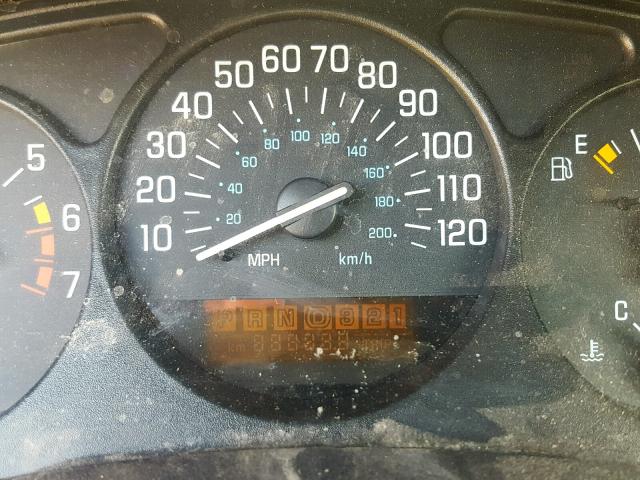 2G4WB55K811140360 - 2001 BUICK REGAL LS BLACK photo 8