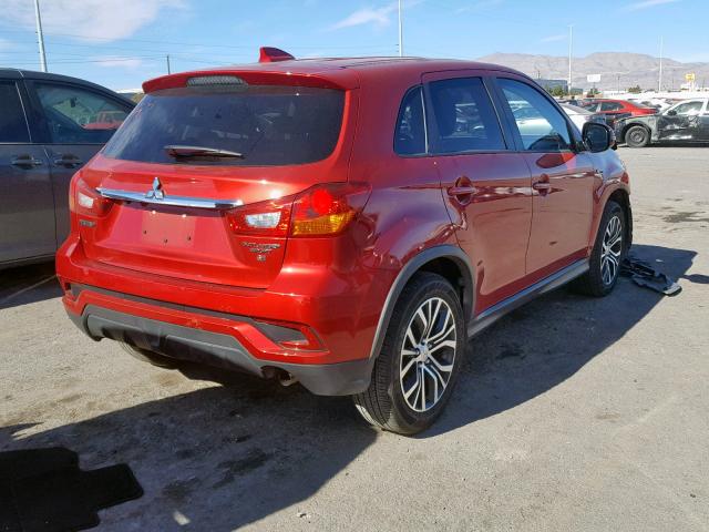 JA4AP3AW2JZ036588 - 2018 MITSUBISHI OUTLANDER RED photo 4