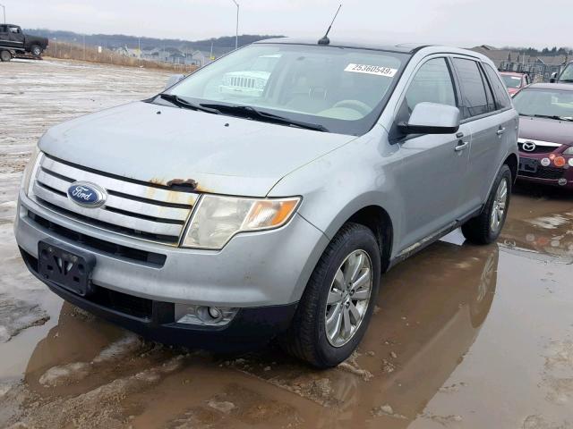 2FMDK49C17BA58591 - 2007 FORD EDGE SEL P SILVER photo 2