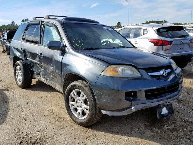 2HNYD18824H552473 - 2004 ACURA MDX TOURIN BLUE photo 1