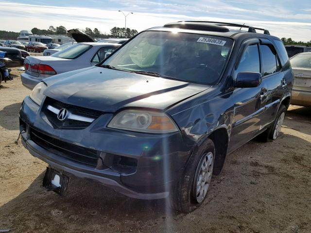 2HNYD18824H552473 - 2004 ACURA MDX TOURIN BLUE photo 2