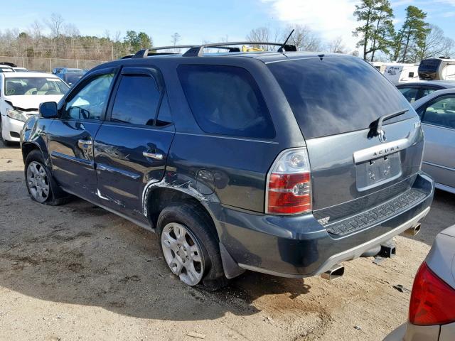 2HNYD18824H552473 - 2004 ACURA MDX TOURIN BLUE photo 3