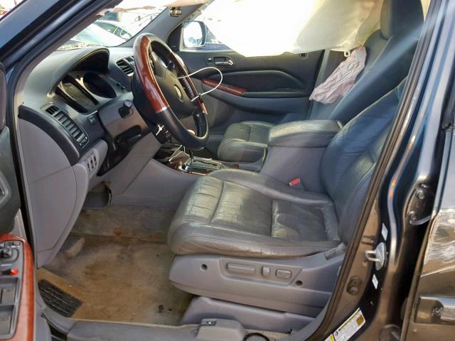 2HNYD18824H552473 - 2004 ACURA MDX TOURIN BLUE photo 5