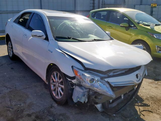 4T1BB3EK7AU119278 - 2010 TOYOTA CAMRY HYBR WHITE photo 1