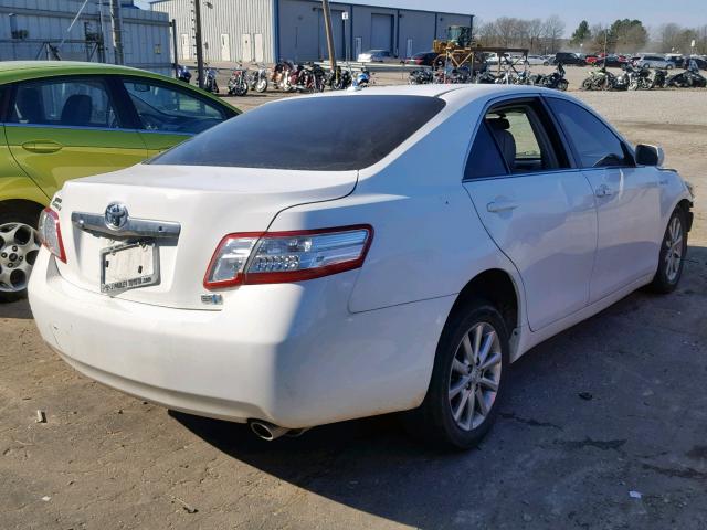 4T1BB3EK7AU119278 - 2010 TOYOTA CAMRY HYBR WHITE photo 4