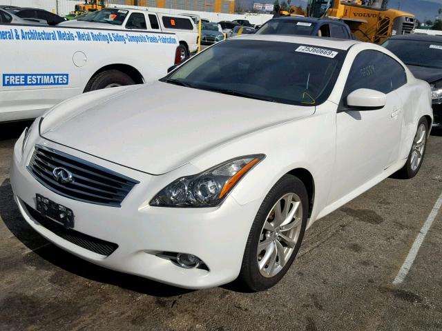 JN1CV6EK8BM215197 - 2011 INFINITI G37 BASE WHITE photo 2