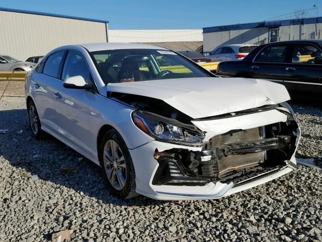 5NPE34AF9JH606974 - 2018 HYUNDAI SONATA SPO WHITE photo 1