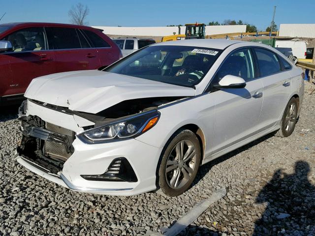 5NPE34AF9JH606974 - 2018 HYUNDAI SONATA SPO WHITE photo 2