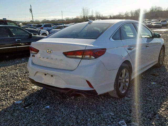 5NPE34AF9JH606974 - 2018 HYUNDAI SONATA SPO WHITE photo 4